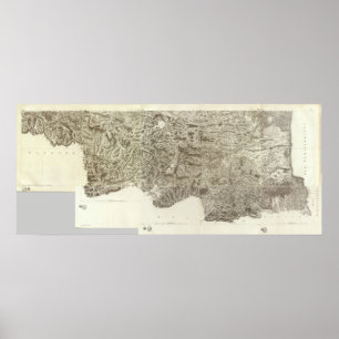 Composite Map of France Poster