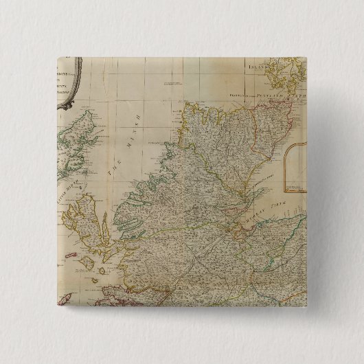 Composite Scotland 2 Vierkante Button 5,1 Cm (Voorkant)