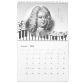 Compositeurs du calendrier - composers Calendar (Jan 2026)