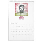 Compositeurs français - calendrier mural (Feb 2027)