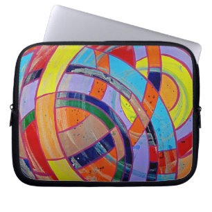 Compositie #15 van Michael Moffa Laptop Sleeve