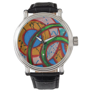 Compositie #20 van Michael Moffa Horloge