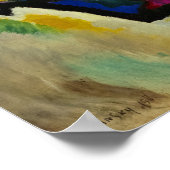 Compositie 4 door Wassily Kandinsky Poster (Hoek)