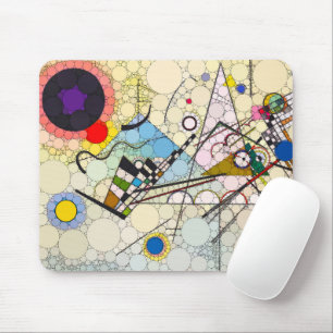 Compositie 8, Stippen van After Wassily Kandinsky Muismat