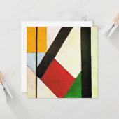 Compositie, beroemd kunstwerk van Theo van Doesbur Kaart (Voorkant / Achterkant in situ)