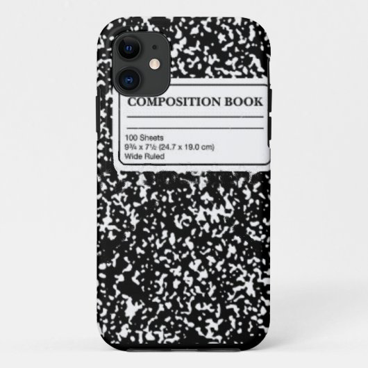 Compositie-boek Case-Mate iPhone Case (Achterkant)