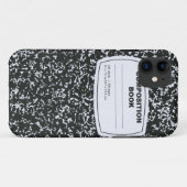 Compositie-boek Case-Mate iPhone Case (Achterkant (horizontaal))