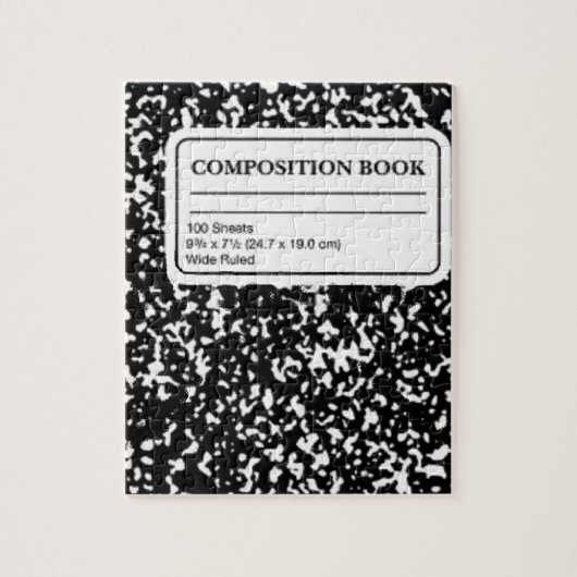 Compositie-boek Legpuzzel (Verticaal)