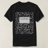 Compositie Book - Notitieboek, School, Klasse T-shirt (Design voorkant)