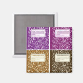 Compositie Book/Student-leraar Magneet (Voorkant / Achterkant)