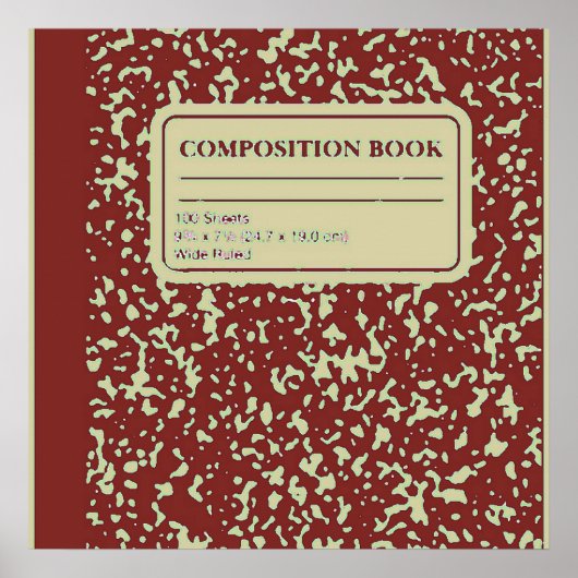 Compositie Book/Student-leraar Poster (Voorkant)