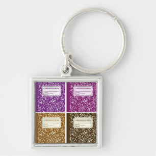 Compositie Book/Student-leraar Sleutelhanger