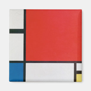 Compositie II in rood, blauw en geel, Kandinsky Magneet