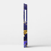 Compositie met saffier vlinders Case-Mate iPhone case (Achterkant / Links)