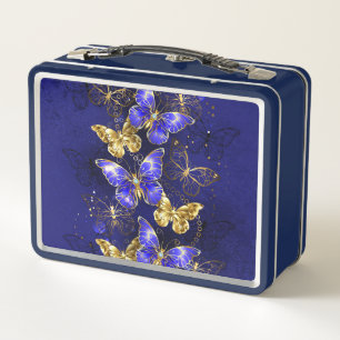 Compositie met Sapphire Butterflies