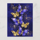 Compositie met Sapphire Butterflies Advieskaart (Voorkant)