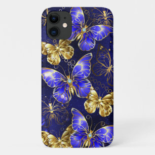 Compositie met Sapphire Butterflies iPhone 11 Hoesje
