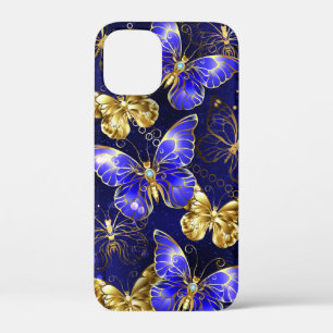 Compositie met Sapphire Butterflies iPhone 12 Mini Hoesje