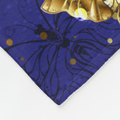 Compositie met Sapphire Butterflies Fleece Deken (Hoek)