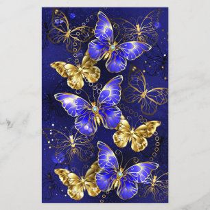 Compositie met Sapphire Butterflies Flyer
