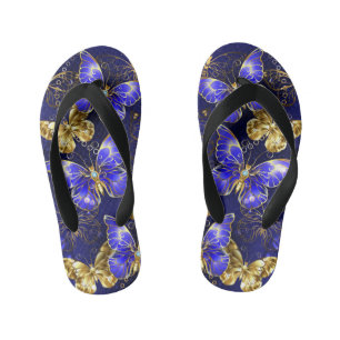 Compositie met Sapphire Butterflies Kinder Teenslippers