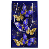Compositie met Sapphire Butterflies Klein Cadeauzakje (Voorkant)