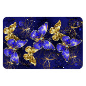 Compositie met Sapphire Butterflies Magneet (Horizontaal)