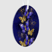 Compositie met Sapphire Butterflies Ornament (voorkant)