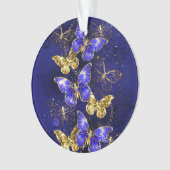 Compositie met Sapphire Butterflies Ornament (voorkant)