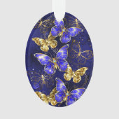 Compositie met Sapphire Butterflies Ornament (voorkant)