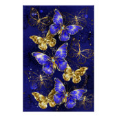 Compositie met Sapphire Butterflies Perfect Poster (Voorkant)