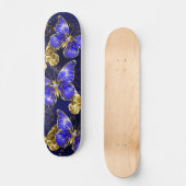 Compositie met Sapphire Butterflies Skateboard (Voorkant)