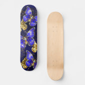 Compositie met Sapphire Butterflies Skateboard (Voorkant)