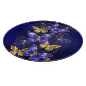 Compositie met Sapphire Butterflies Snijplank (Hoek)