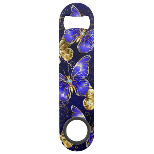 Compositie met Sapphire Butterflies Speed Flessenopener (Voorkant)