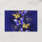Compositie met Sapphire Butterflies Visitekaartje (Voorkant)