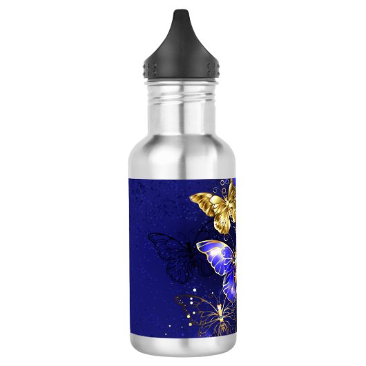 Compositie met Sapphire Butterflies Waterfles (Links)