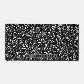 Compositie Notitieboek Desk Mat met aangepaste naa (Voorkant)