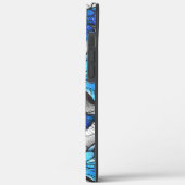 Compositie van witte en blauwe vlinders Case-Mate iPhone case (Achterkant / Links)