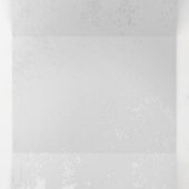 Compositie van witte en blauwe vlinders drieluik kaart (Binnenkant midden)