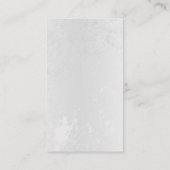 Compositie van witte en blauwe vlinders visitekaartje (Achterkant)