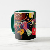 Compositie X Biomorfe Abstracte Kunst Monogram Mok (Voorkant links)