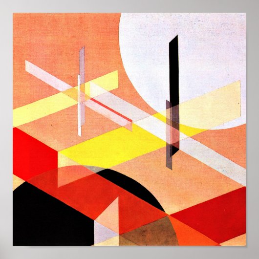Compositie Z, VIII door Laszlo Moholy-Nagy Poster (Voorkant)