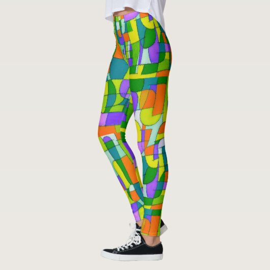 Composition 1410 - Leggings d'art (Gauche)