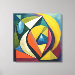 Composition 801 - Impression en toile étirée