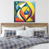Composition 801 - Impression en toile étirée (Insitu(Chambre))