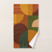 Composition Abstraite Moderne du Milieu du Siècle (Serviette à main)