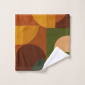 Composition Abstraite Moderne du Milieu du Siècle (Gant de toilette)