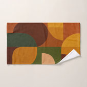 Composition Abstraite Moderne du Milieu du Siècle (Serviette à main)
