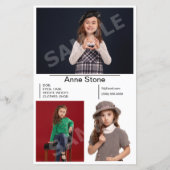 Composition Acteur Modèle Casque Enfants Zed (Dos)